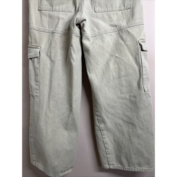 Pacsun Cargo Pants Womens Size Small 29x27 Wide Leg Baggy Taupe Skater Y2K - Picture 5 of 8